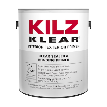 Klear Clear Flat/Matte Water-Based Primer And Sealer 1 Gal